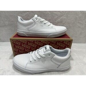 VANS Selden White Youth 7Y Kids Sneakers Skate Shoes